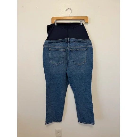 Abercrombie & Fitch Maternity Ankle Straight Jean – Dark  – Size 33 Short – NWT - Picture 6 of 6